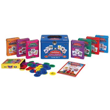Webber Articulation Cards (SH, CH, TH, F, V, K, G)