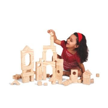 Soft Foam Wood Like Blocks