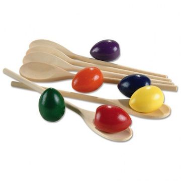 Rainbow Egg & Spoon Set