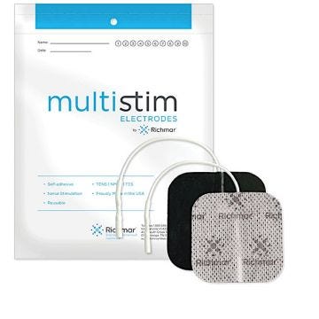 Multistim 2"X 3.5" Cloth Electrode 1Pkg=10/4Pks