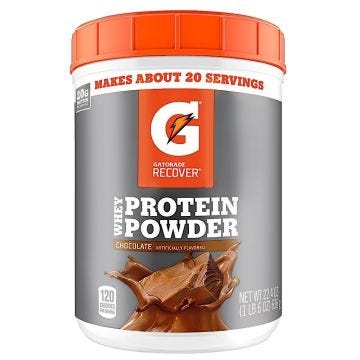 Gatorade Whey Protein Powder Cookies & Creme / Bulk 42oz Canister 3/pack