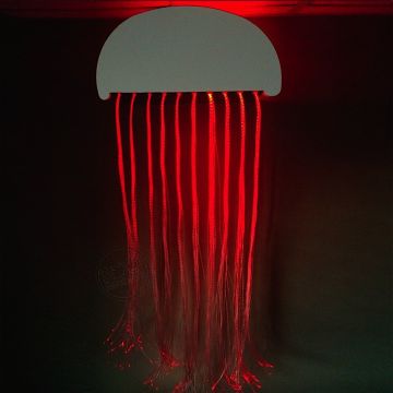 Superactive Fiber Optic Jellyfish