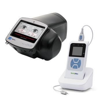 School Health Early Intervention Combo Kit featuring the Spot Vision Screener and Welch Allyn OAE, Welch Allyn dpoae, vision screening kit