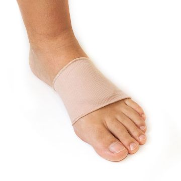 Dr. Jill's Flat Gel Strap, Fabric & Premier Gel, 100% Silicone, Metatarsal Cushion
