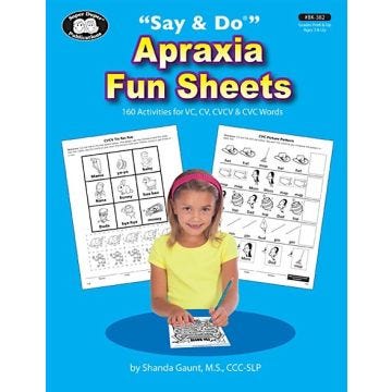 Say & Do Apraxia Fun Sheets