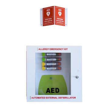 Cabinet Epinephrine/AED Combo