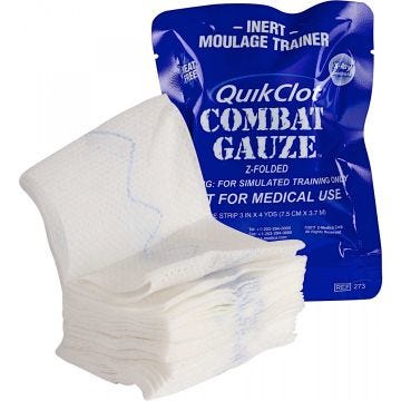 QuikClot Gauze Trainer, Z-Fold