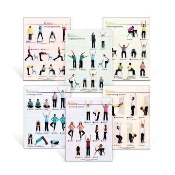 Move Mindfully Yoga Poster Set