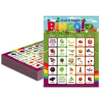 Fruit and Veggie Bingo