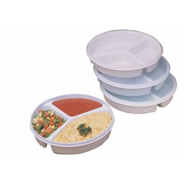Partitioned Dish with Cover