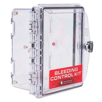 North American Rescue Individual Public Access Bleeding Control Clear Wall Case