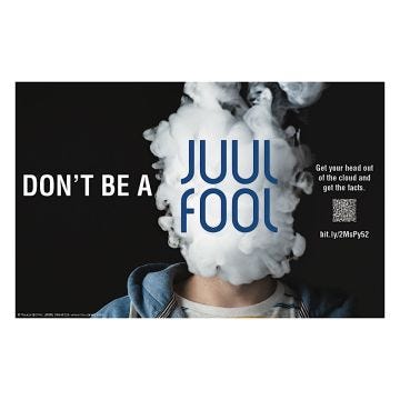Don't Be a Juul Fool Poster