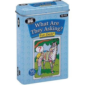 What Are They Asking? Fun Deck