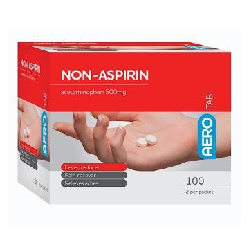 Aero Tab Generic Non-Aspirin Tablets