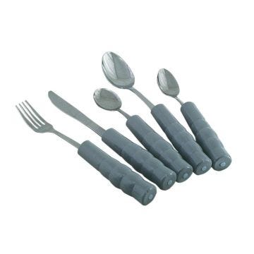 Weighted Utensils with Contoured Handle