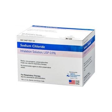 Sodium Chloride 0.9% Inhalant Solution, 100 x 3 mL