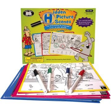Hidden Picture Scenes for Articulation & Language  Game
