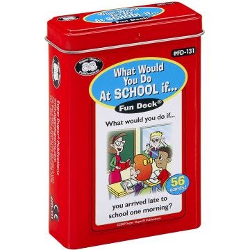 What Would You Do At School If... Fun Deck