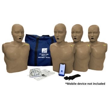 PRESTAN® Professional Series 2000 Adult Manikins- Dark Skin Tone