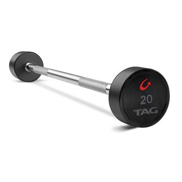 TAG Premium Ultrathane Fixed Barbell with Straight Handle