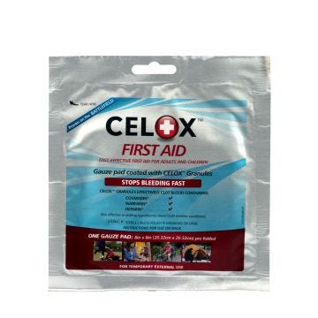 CELOX  8" X 8" Gauze Pad