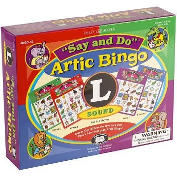 Say and Do Artic Bingo