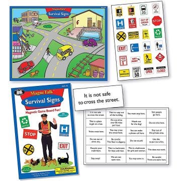 Magnetalk Survival Signs Magnetic Board Game