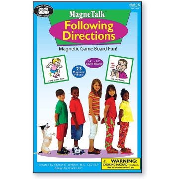 Magnetalk Following Directions Magnetic Board Game