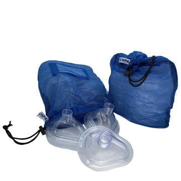 WNL Practi-MASK Adult/Child  CPR Masks 10/Bag - 2/BX