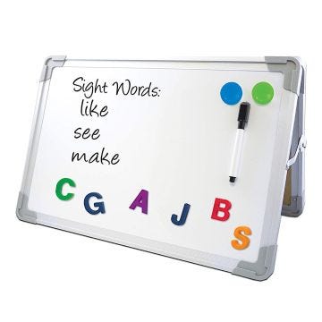 Magnetic Dry Erase Desktop Easel