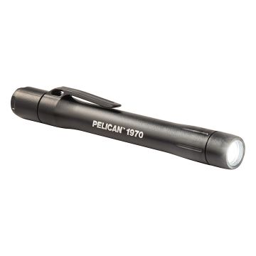 Front view of black Pelican 1970 Penlight