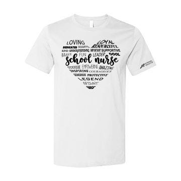 School Nurse Heart T-Shirt
