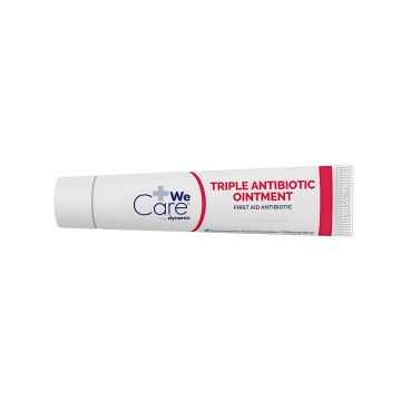 Front view of 1 oz. tube of Triple Antibiotic Ointment 
