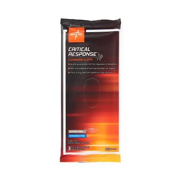 Critical Response Cleansing Cloths 3/PK, 24/CS