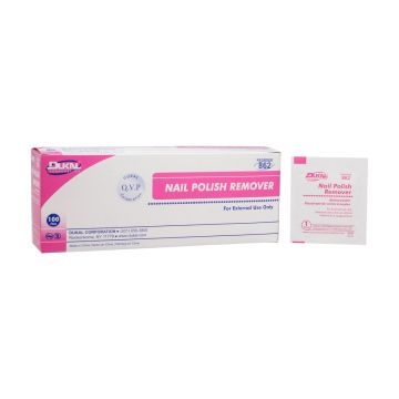 Nail Polish Remover Pads, 100/bx