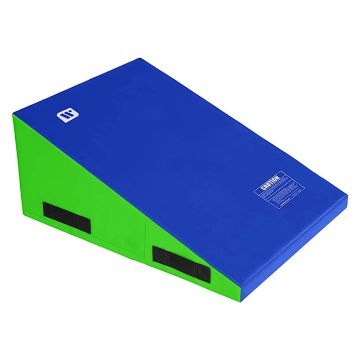 Small Incline Wedge 34x24x14 Green/Blue
