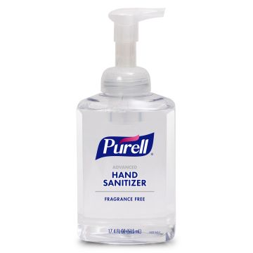 PURELL Hand Sanitizer Foam, Pump Bottle, 515 mL