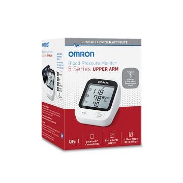 OMRON 5 Series® Wireless Upper Arm Blood Pressure Monitor (BP7255)
