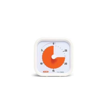 Front view of 10 and 30 minute Time Timer MOD with White Silicon Cover