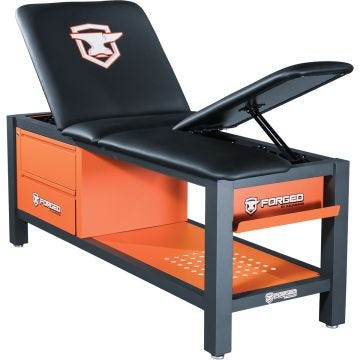 Front view of Forged Treatment Table