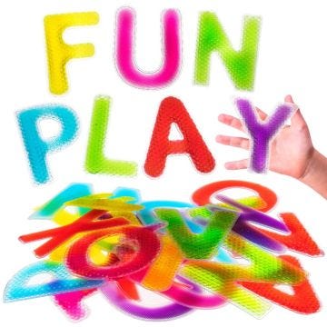 Sensory Gel Letters