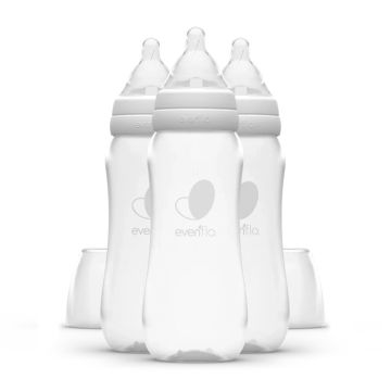 3 pack of 9 ounce evenflo balance plus standard baby bottles