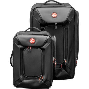 front view of large and small Cramer HPG rolling bags