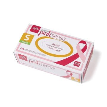 generation pink sense nitrile exam 3.5mil gloves;size small;250 in box