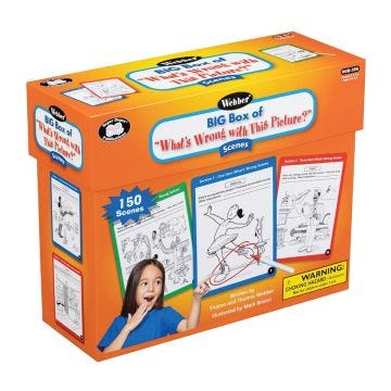 weber big box of what's wrong with this picture featuring 150 scene cards