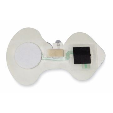 Back of the white patch with self contained SmartPower system attached.