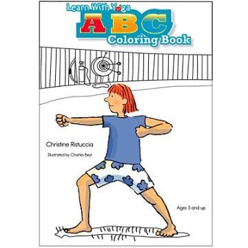 Learn with Yoga: ABC Coloring Book