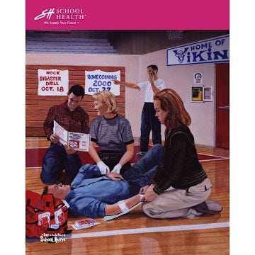 School Health Catalog Cover Poster, 2000, 18" x 24" Paper
