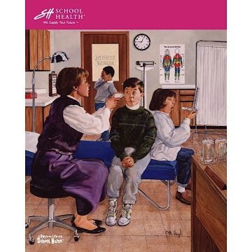 School Health Catalog Cover Poster Series - 1992
