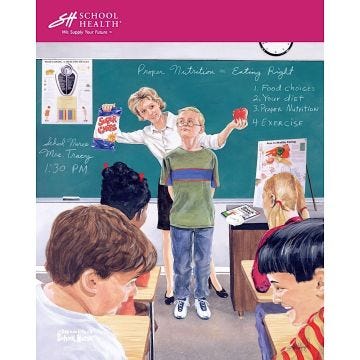 School Health Catalog Cover Poster, 2004, 18" x 24" Paper